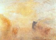 Joseph Mallord William Turner Sunrise Between Two Headlands Germany oil painting artist